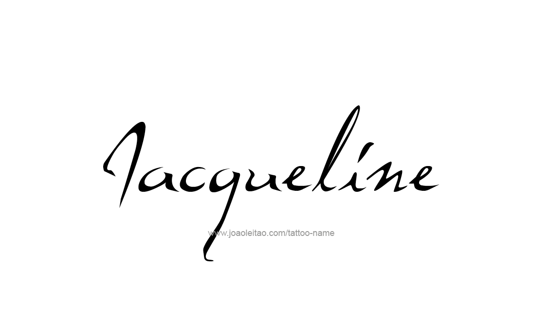 Tattoo Design Name Jacqueline   