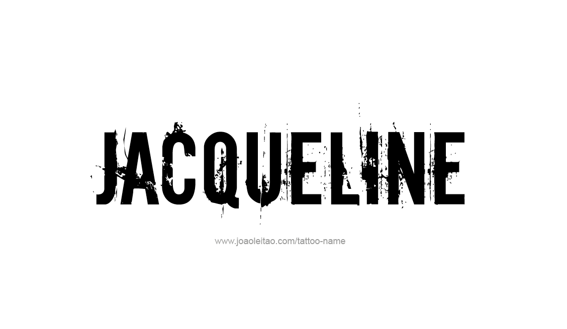 Tattoo Design Name Jacqueline   