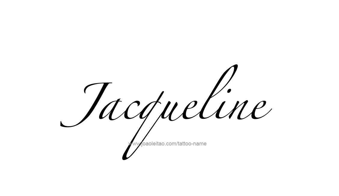 Tattoo Design Name Jacqueline   