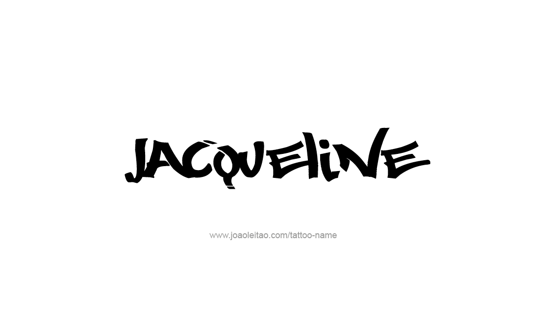 Tattoo Design Name Jacqueline   