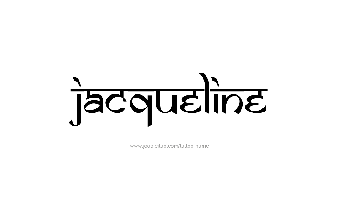 Tattoo Design Name Jacqueline   