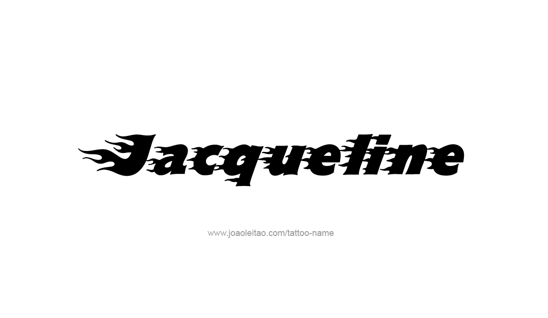 Tattoo Design Name Jacqueline   