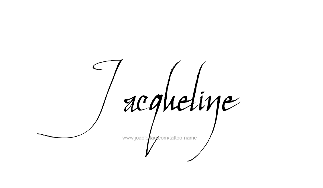 Tattoo Design Name Jacqueline   