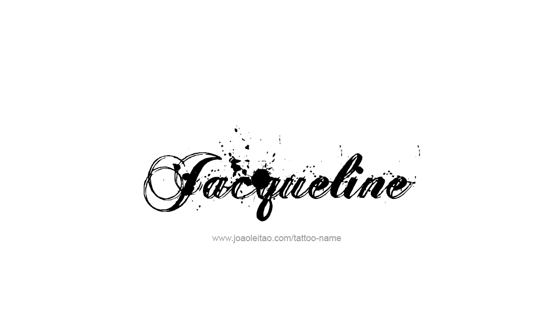 Tattoo Design Name Jacqueline   