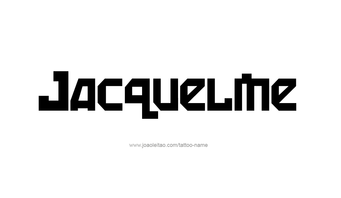 Tattoo Design Name Jacqueline   