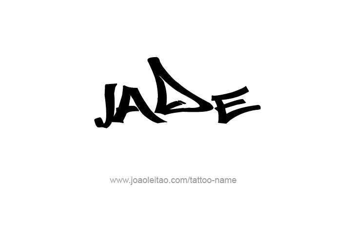 Tattoo Design Name Jade   