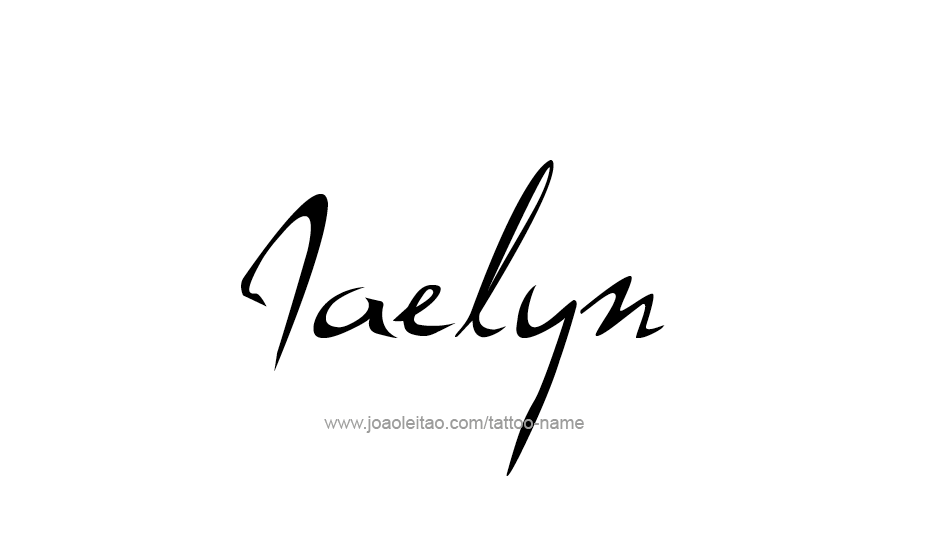 Tattoo Design Name Jaelyn   