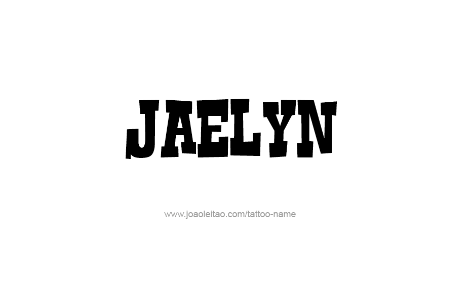 Tattoo Design Name Jaelyn   