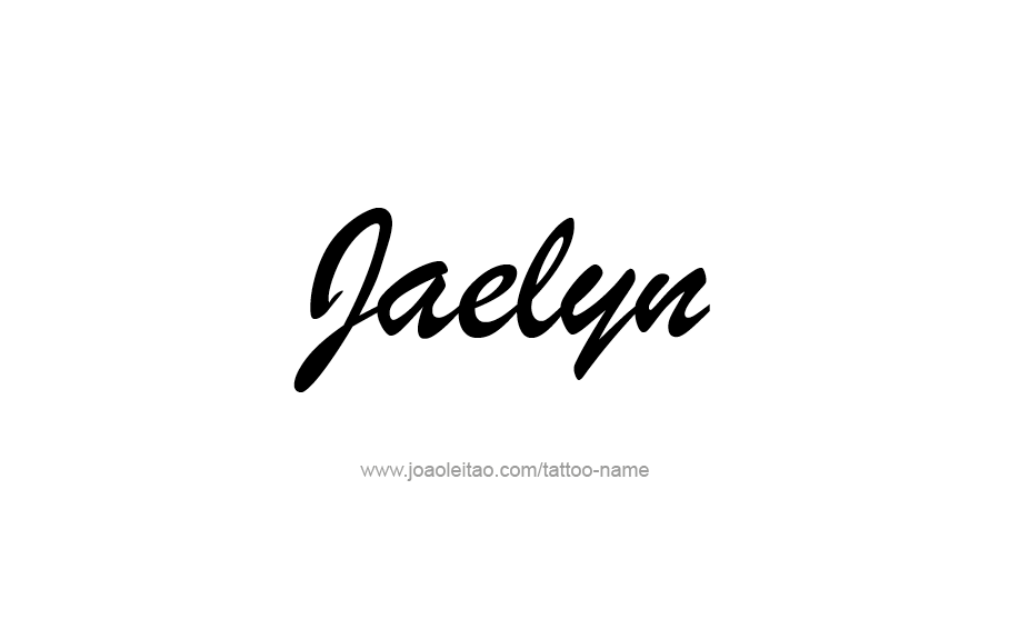 Tattoo Design Name Jaelyn   