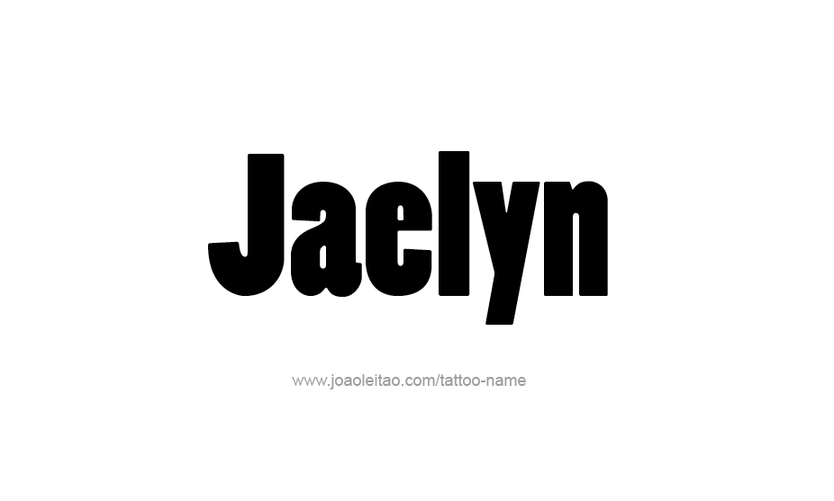 Tattoo Design Name Jaelyn   