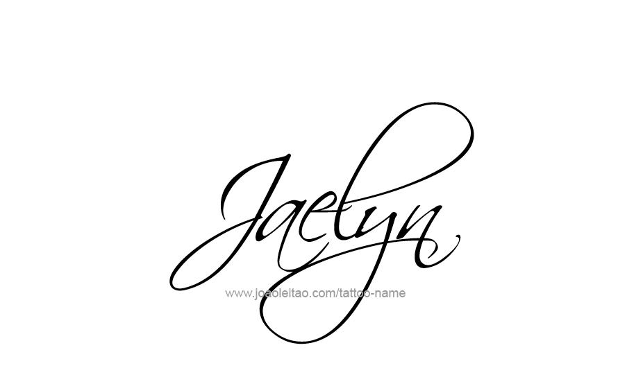 Tattoo Design Name Jaelyn   