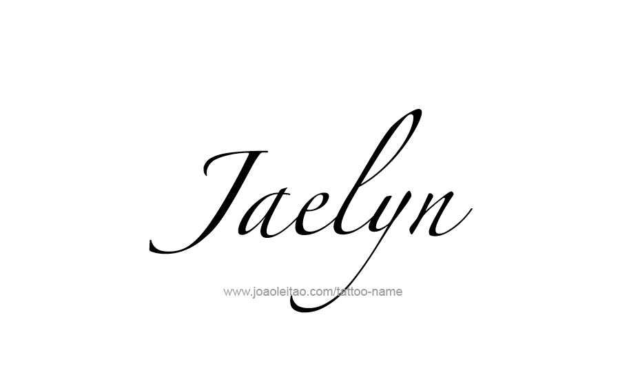 Tattoo Design Name Jaelyn   