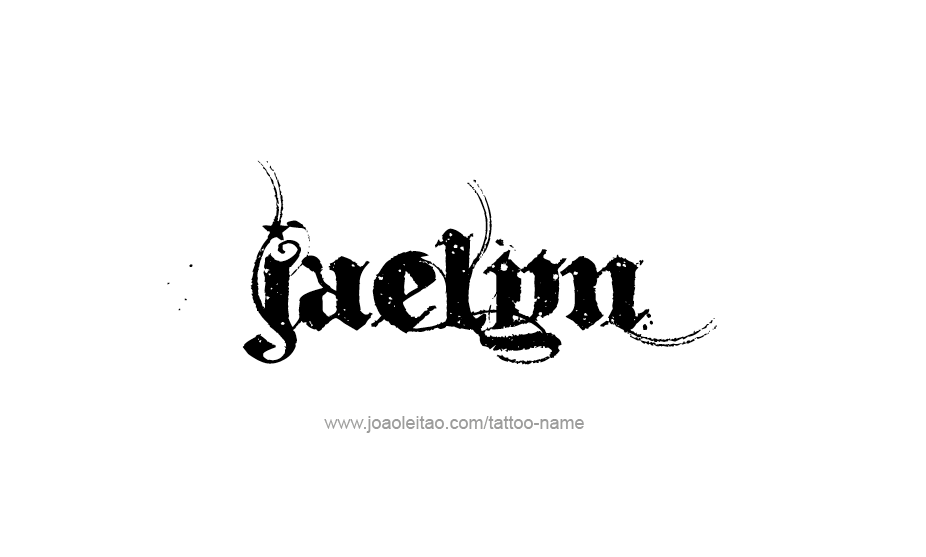 Tattoo Design Name Jaelyn   