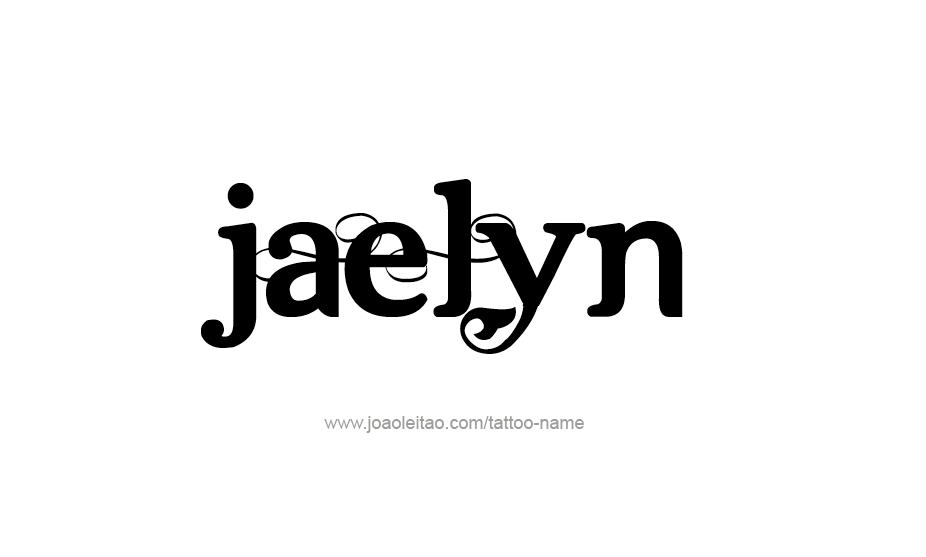 Tattoo Design Name Jaelyn   