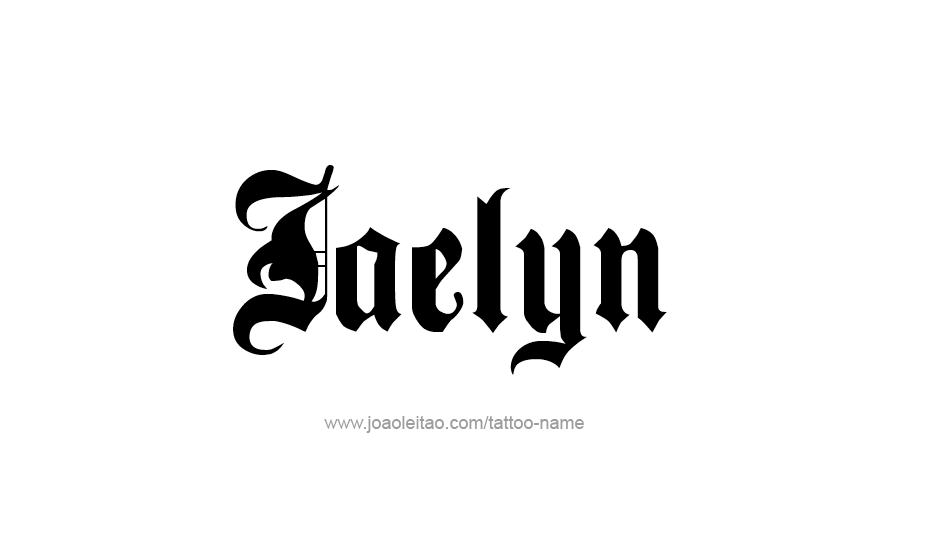 Tattoo Design Name Jaelyn   