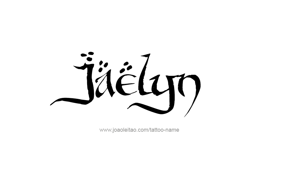 Tattoo Design Name Jaelyn   