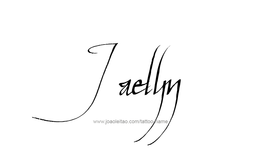 Tattoo Design Name Jaelyn   