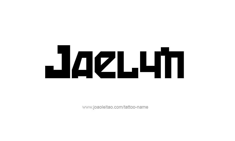 Tattoo Design Name Jaelyn   