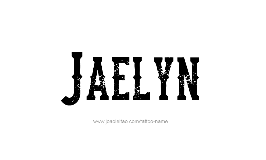 Tattoo Design Name Jaelyn   