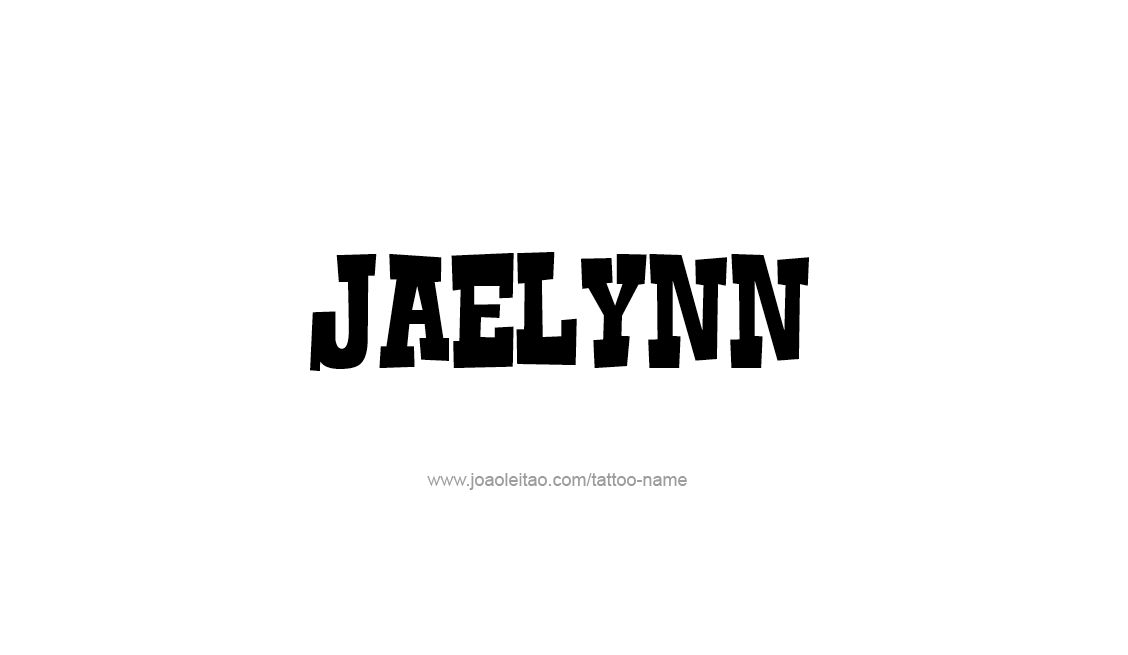 Tattoo Design Name Jaelynn   