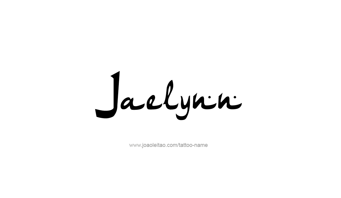 Tattoo Design Name Jaelynn   