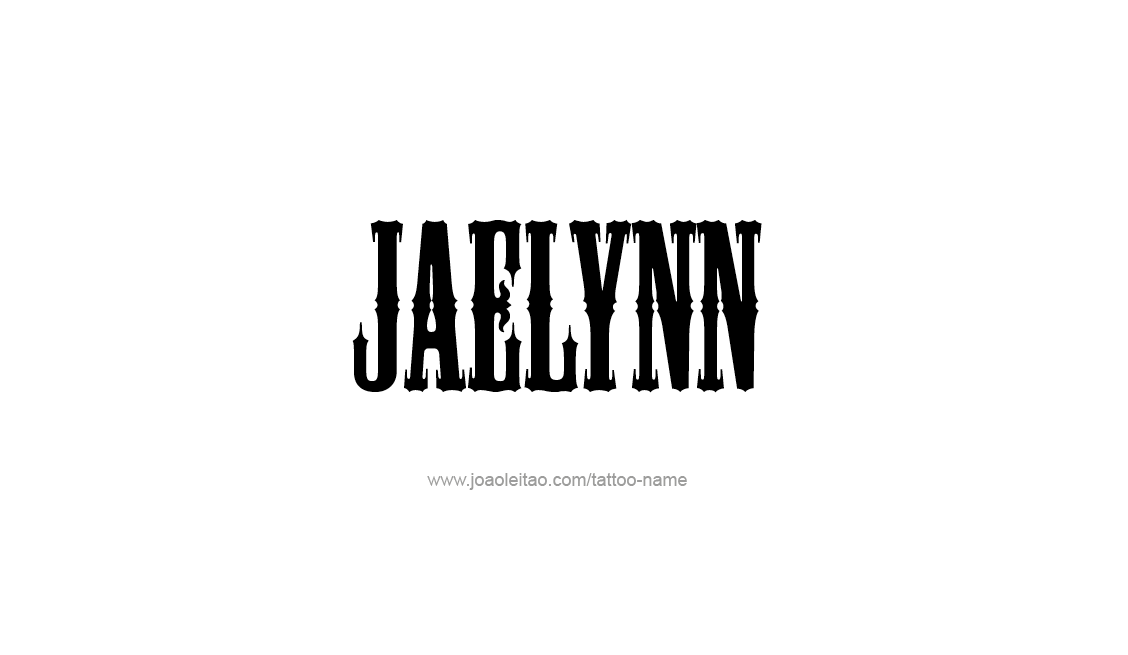 Tattoo Design Name Jaelynn   