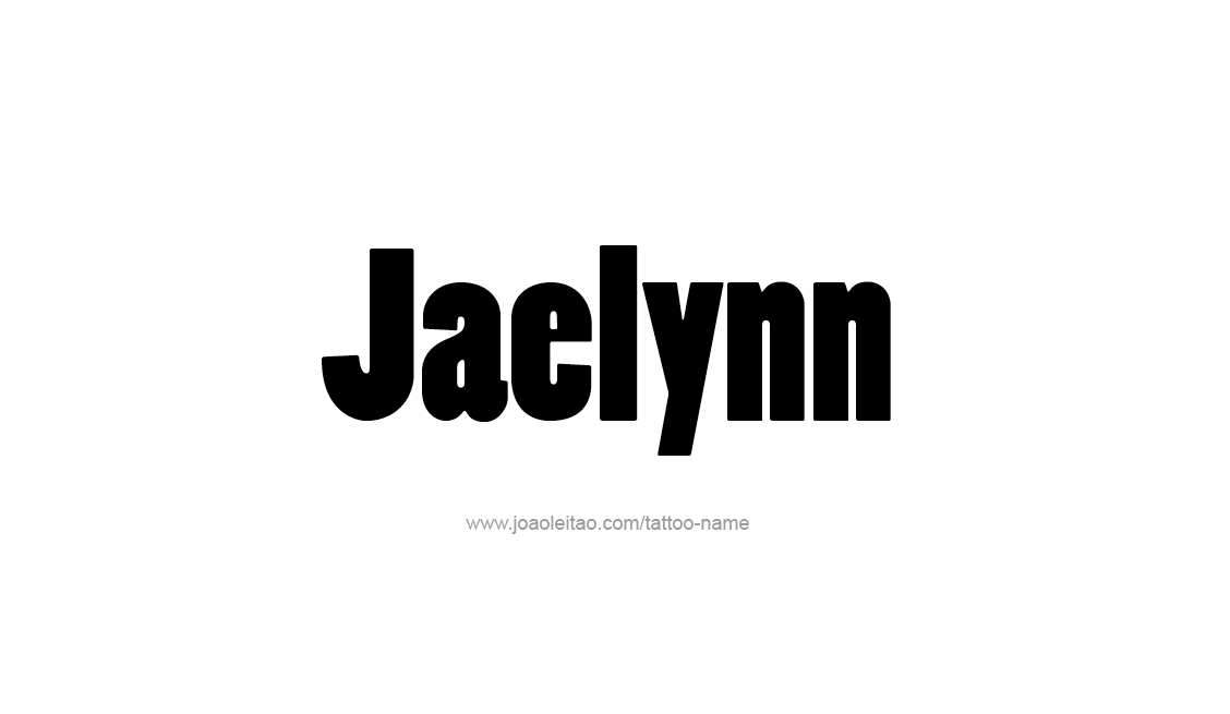 Tattoo Design Name Jaelynn   