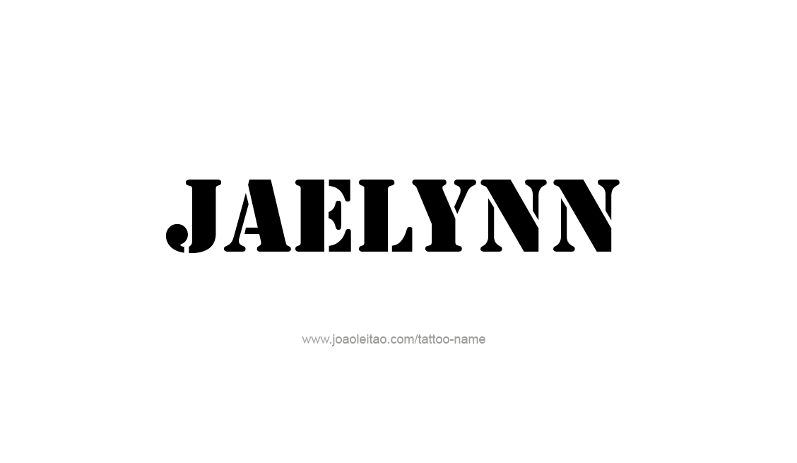 Tattoo Design Name Jaelynn   