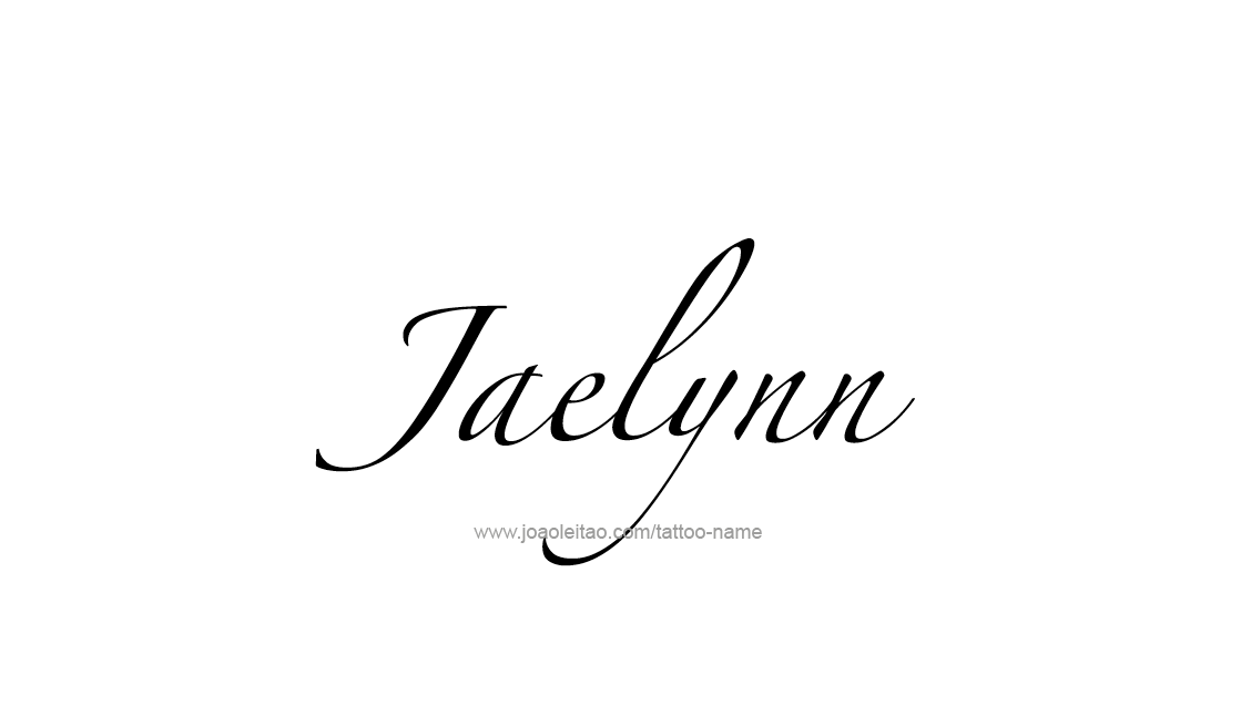 Tattoo Design Name Jaelynn   