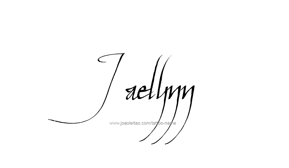 Tattoo Design Name Jaelynn   