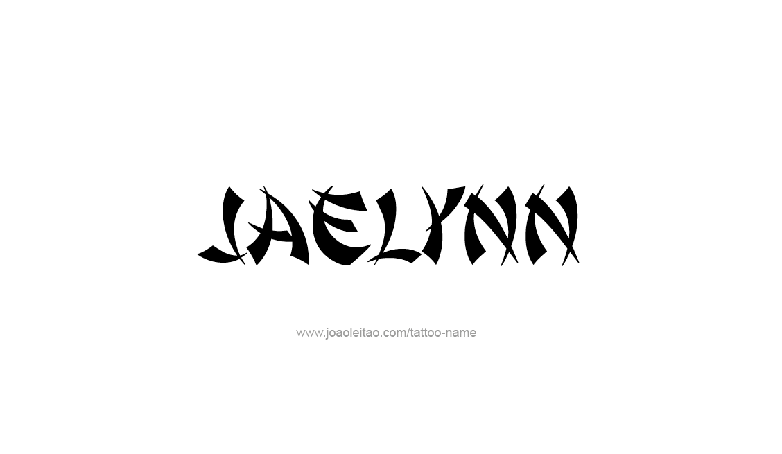 Tattoo Design Name Jaelynn   