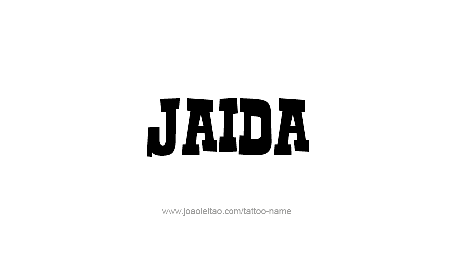 Tattoo Design Name Jaida   