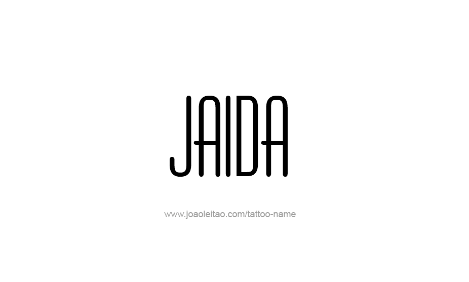 Tattoo Design Name Jaida   