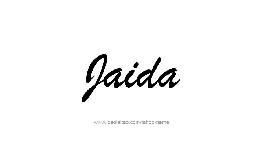 Tattoo Design Name Jaida   