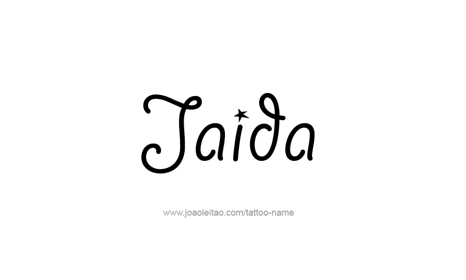 Tattoo Design Name Jaida   