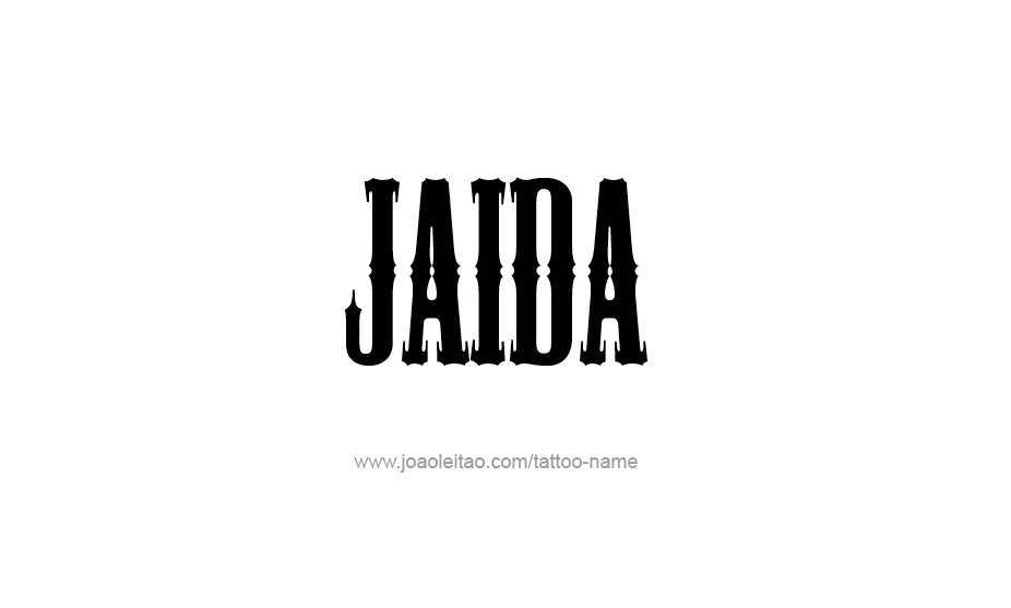 Tattoo Design Name Jaida   