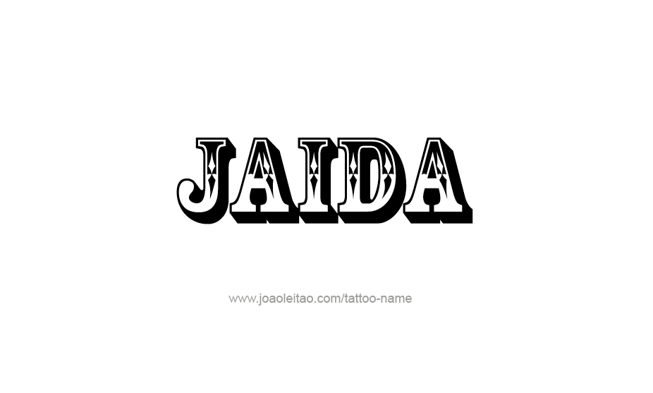 Tattoo Design Name Jaida   