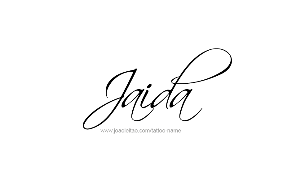 Tattoo Design Name Jaida   