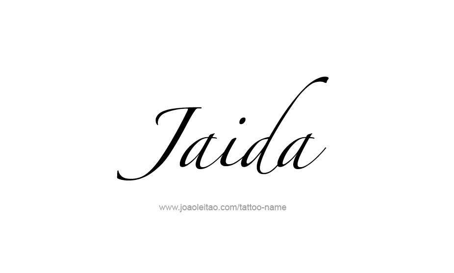 Tattoo Design Name Jaida   