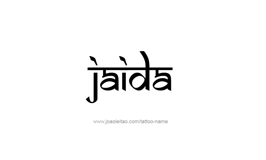 Tattoo Design Name Jaida   