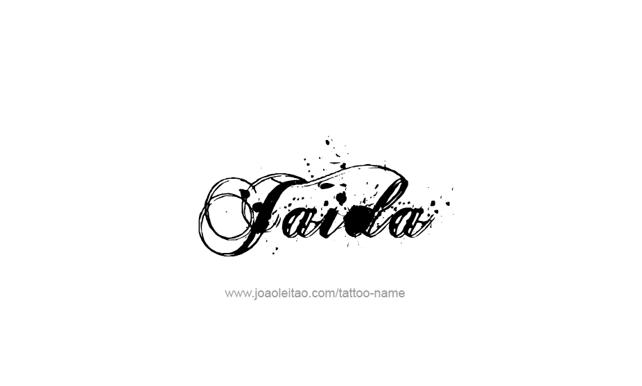 Tattoo Design Name Jaida   