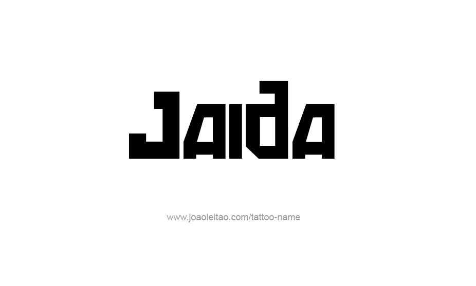 Tattoo Design Name Jaida   