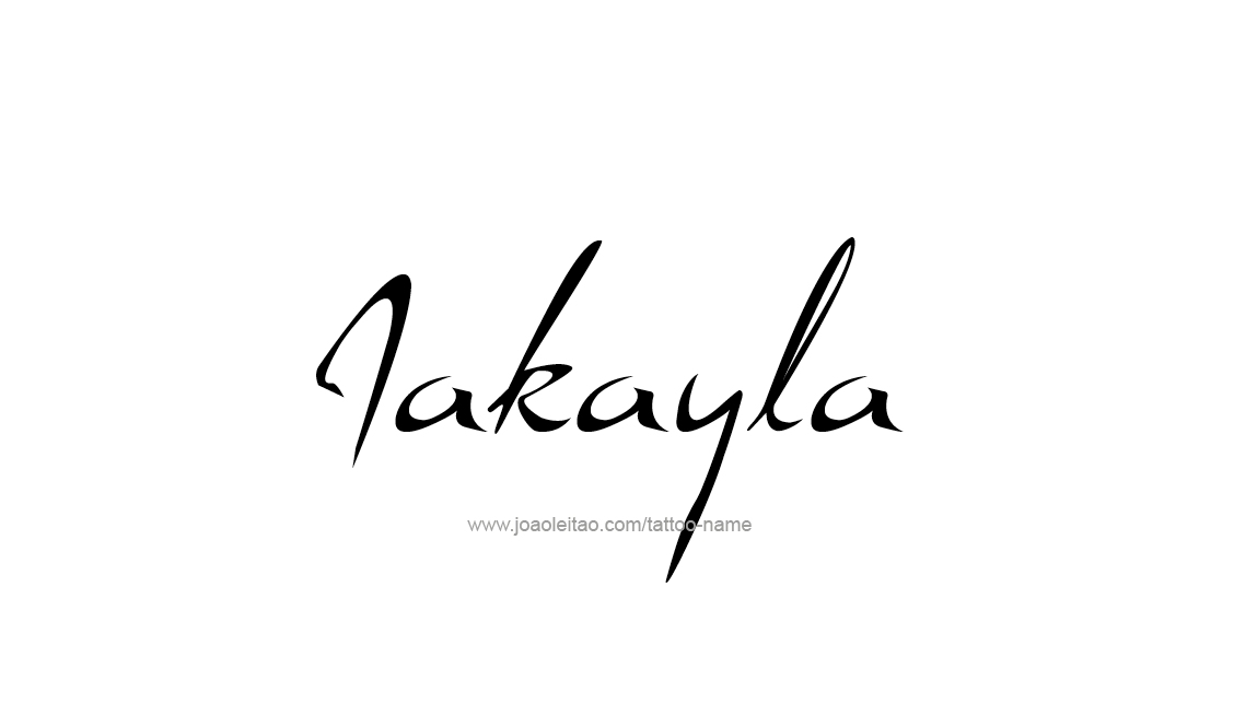 Tattoo Design Name Jakayla   