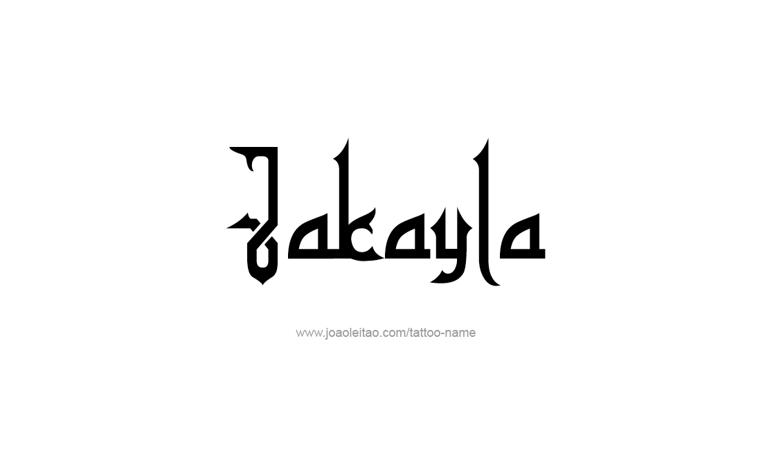 Tattoo Design Name Jakayla   