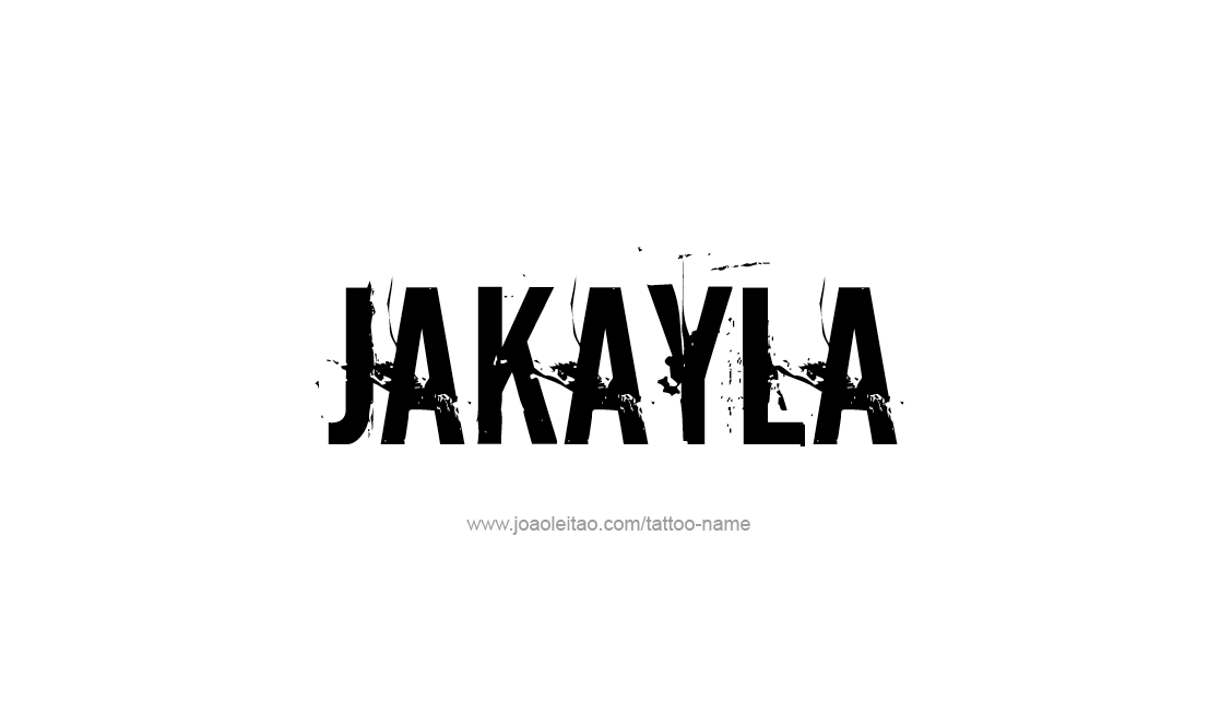 Tattoo Design Name Jakayla   