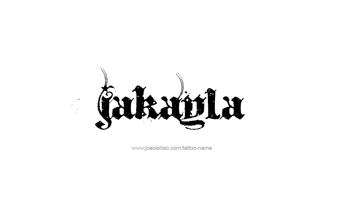 Tattoo Design Name Jakayla   