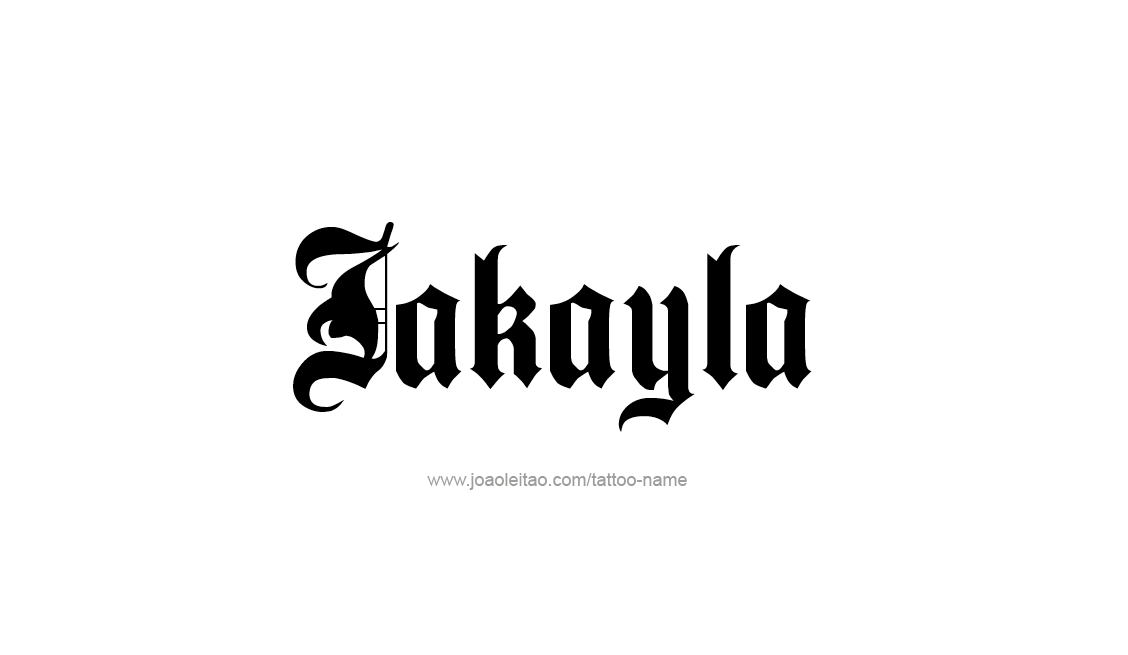 Tattoo Design Name Jakayla   