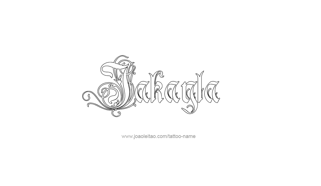 Tattoo Design Name Jakayla   