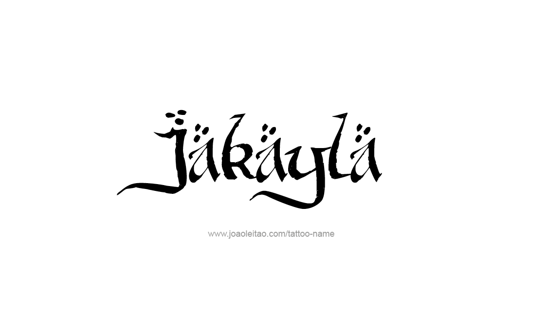 Tattoo Design Name Jakayla   