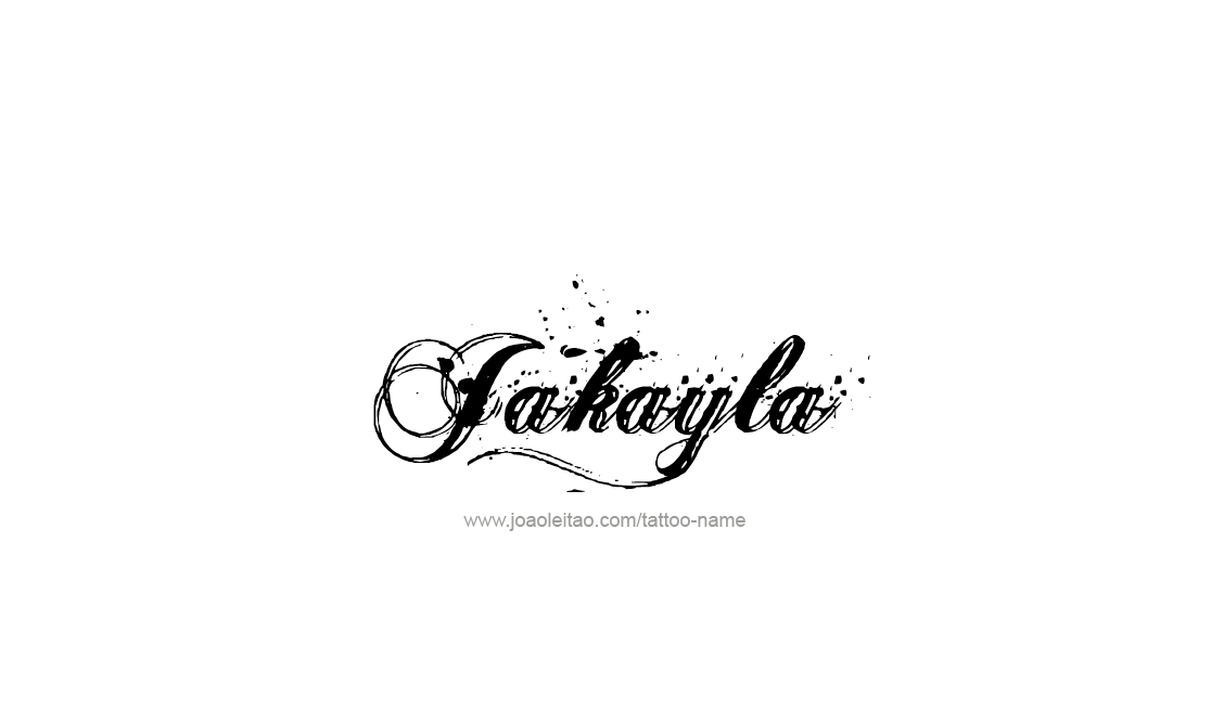 Jakayla Name Tattoo Designs